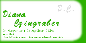 diana czingraber business card